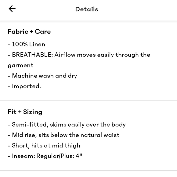 Athleta Retreat Linen Shorts in Iceplant Pink S sold out! NWT MSRP $59 - Picture 10 of 14